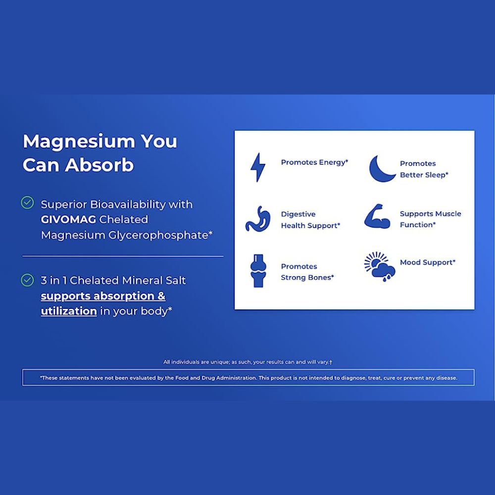 chart showing benefits of magnesium