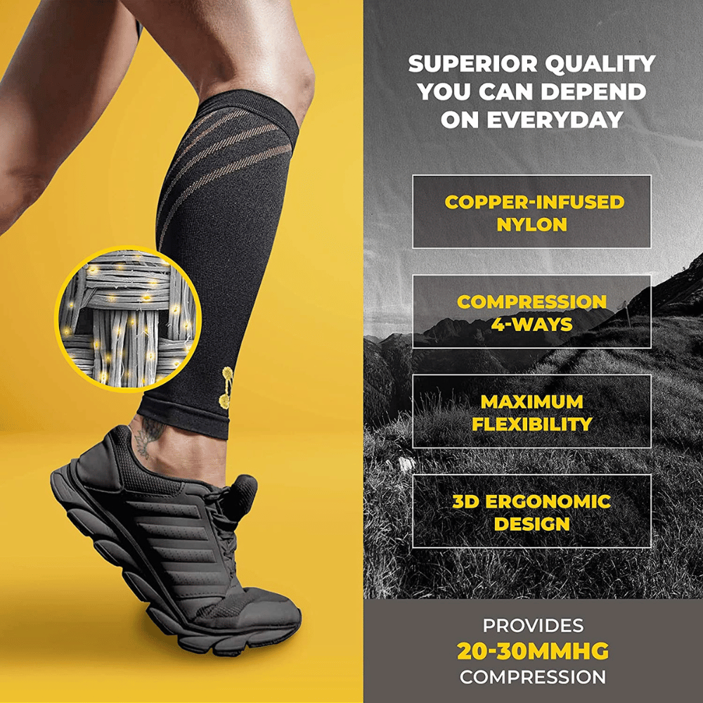 Reaching New Levels of Performance The Best Calf Compression Sleeves!